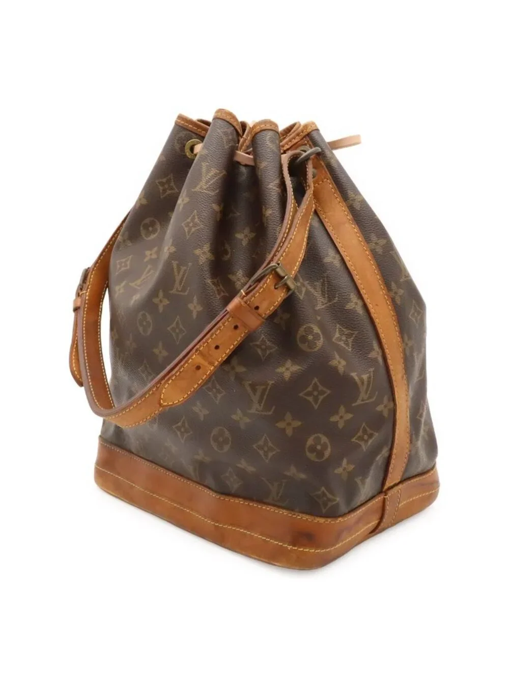 Louis Vuitton Monogram Noe Shoulder Bag Semi Drawstring